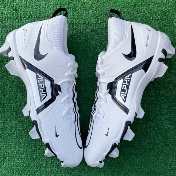 Nike Shoes Nike Alpha Menace 3 Shark Football Cleat Panda Whiteblack Cv58200 Poshmark